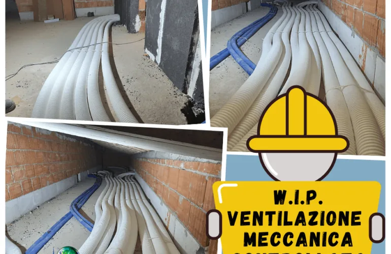 Unità di Ventilazione Meccanica Controllata a doppio flusso con recuperatore di calore